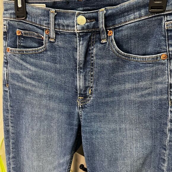 Gap High Rise Cigarette Jeans slim straight ankle Size 27 4 Petite - Picture 6 of 16